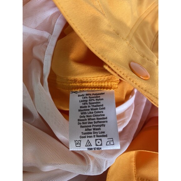 2XIST Ibiza Mens Size S Orange Swim Shorts Trunks Swimwear Bottoms Pockets Lined - Picture 4 of 9